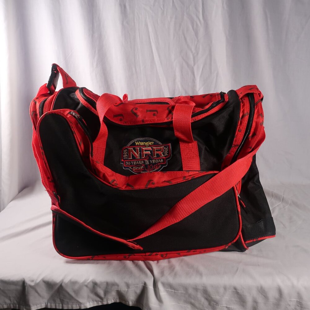 Wrangler 2014 NFR PRCA Rodeo Justin Boots Duffel Boot Bag